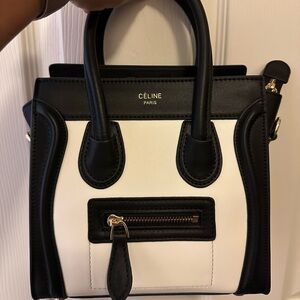 Black and White Women's Handbag